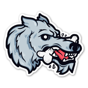 wolfy sticker