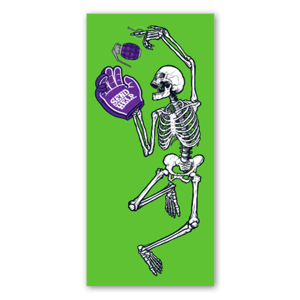 SEND HELP grave sticker