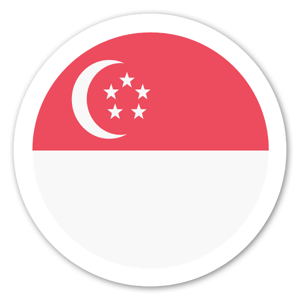 Singapore flag sticker by EmojiOne