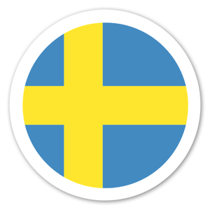 Sweden flag sticker 