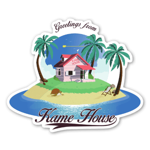 Kame House sticker