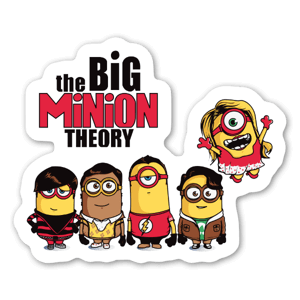 Sticker The Big Minion Theory