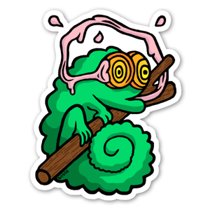 Sticker Chameleon