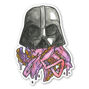 Sticker Darth octopus