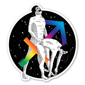 Sagittarius sign sticker