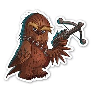 One of the Stickers from the Guess W-HOO HOO book
Guess W-HOO HOO is an owl name guessing g