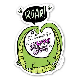 This little critter speaks for himself. Spread the love today with a heart shaped dinosaur!

By @bozschurr