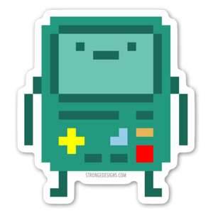 Pixel BMO - Adventure Time Sticker