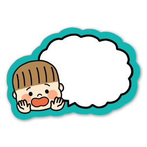 This is a sticker of Hi-kun. Put your comments in the balloon and enjoy.