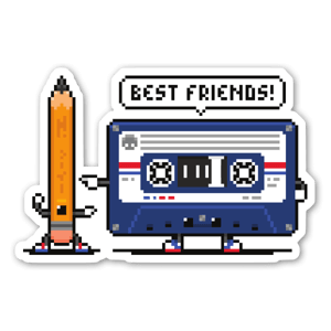 Pencil and Cassette