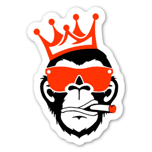 With the sticker ape logo should be made clear that we want to stand out from the other sticker cliché and with our daring images will soon become king of the sticker world.