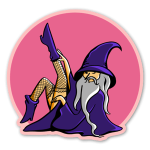 He's a sexy wizard and he's got great gams.