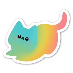 Rainbow cat