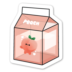 Peach milk