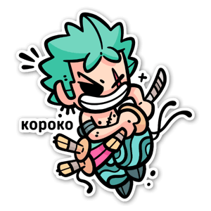 Sticker "one piece"