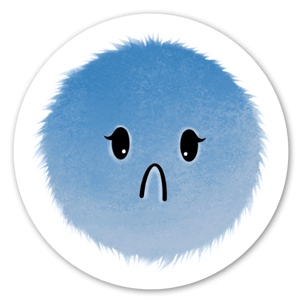 This mood blob is feeling a little blue ??