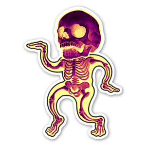 Radioactive skeleton