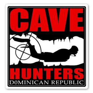 Custom stickers from Dominican Republic Cave Hunters