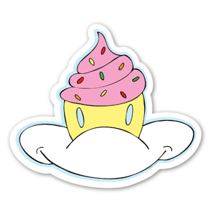 cupcake stickers