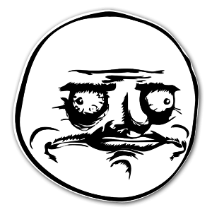 Crazy Rage Face Meme Me Gusta sticker 