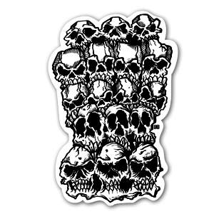 Bobby Skull Crunch stickers