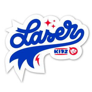 Laser kidz sticker