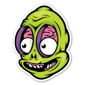 Alien sticker