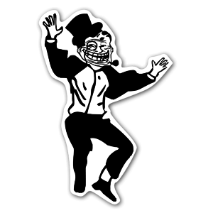 A funny dancing meme sticker 