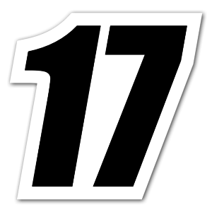 Black 17 stickers 